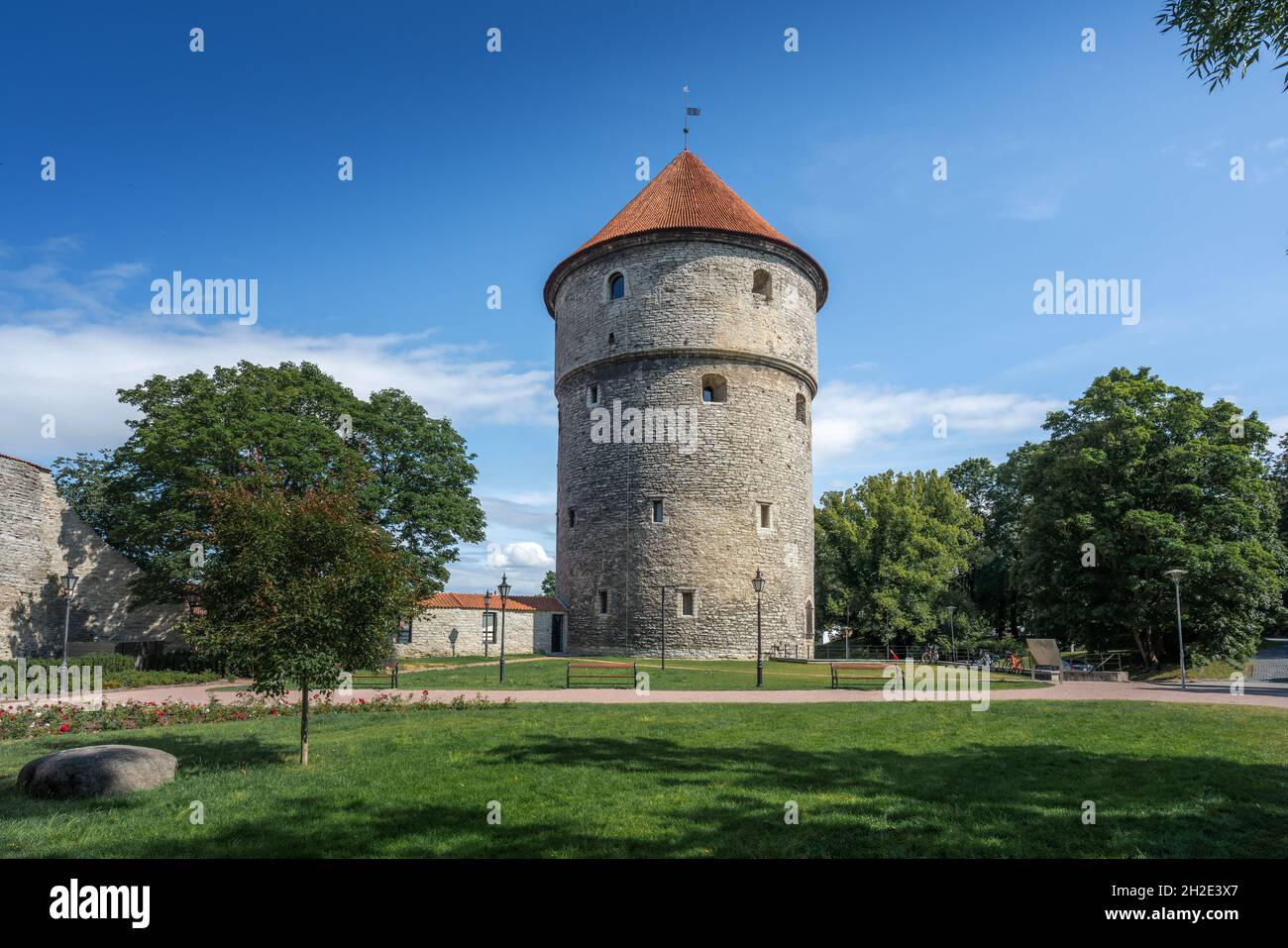 Kiek in de Kok torre medievale di artiglieria - Tallinn, Estonia Foto Stock