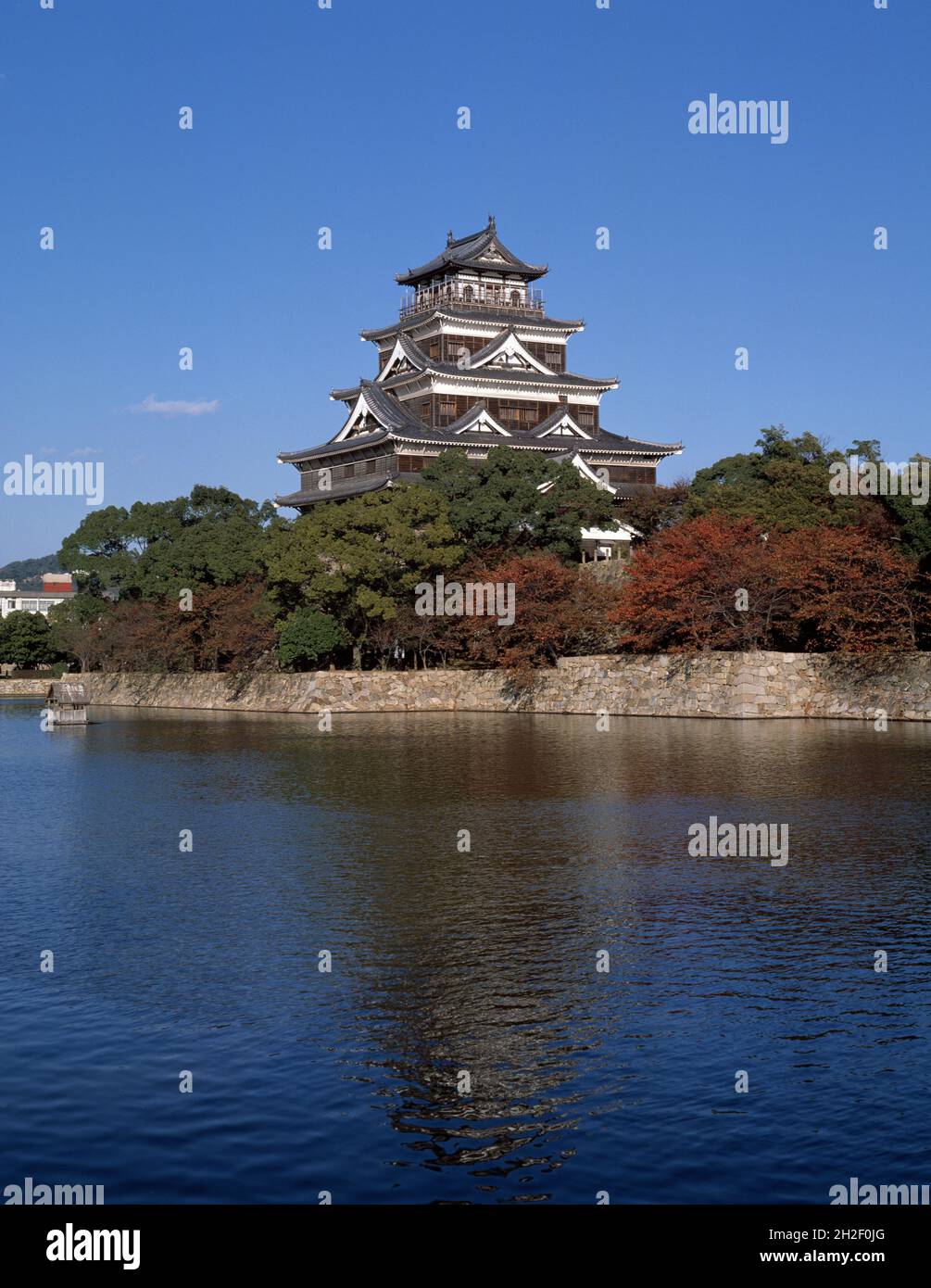 Giappone. Osaka. Chūō-ku, Castello di Osaka. Foto Stock
