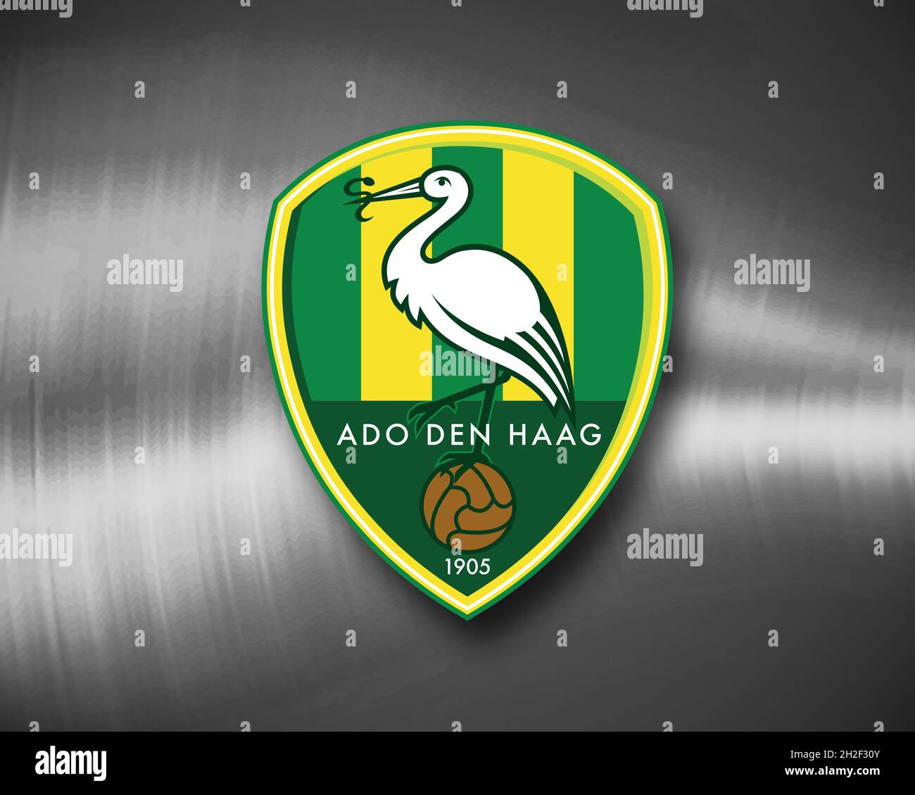 Stemma FC Den Haag, l'Aia, club di calcio olandese Foto Stock