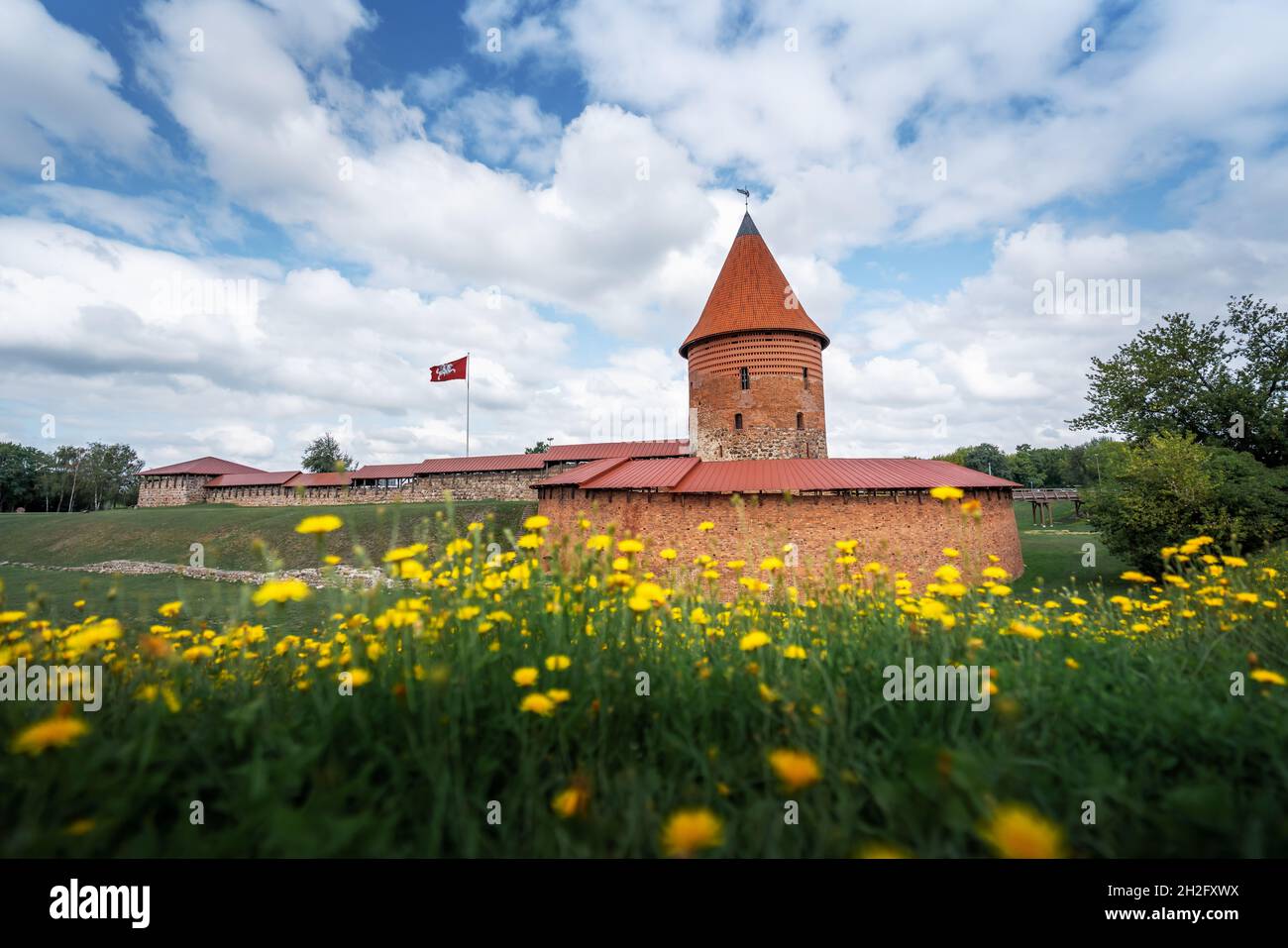 Castello di Kaunas - Kaunas, Lituania Foto Stock