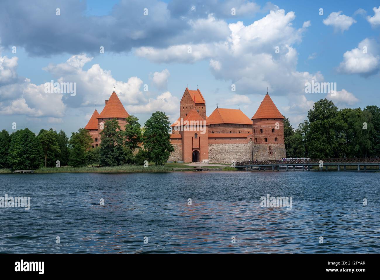 Castello di Trakai - Trakai, Lituania Foto Stock