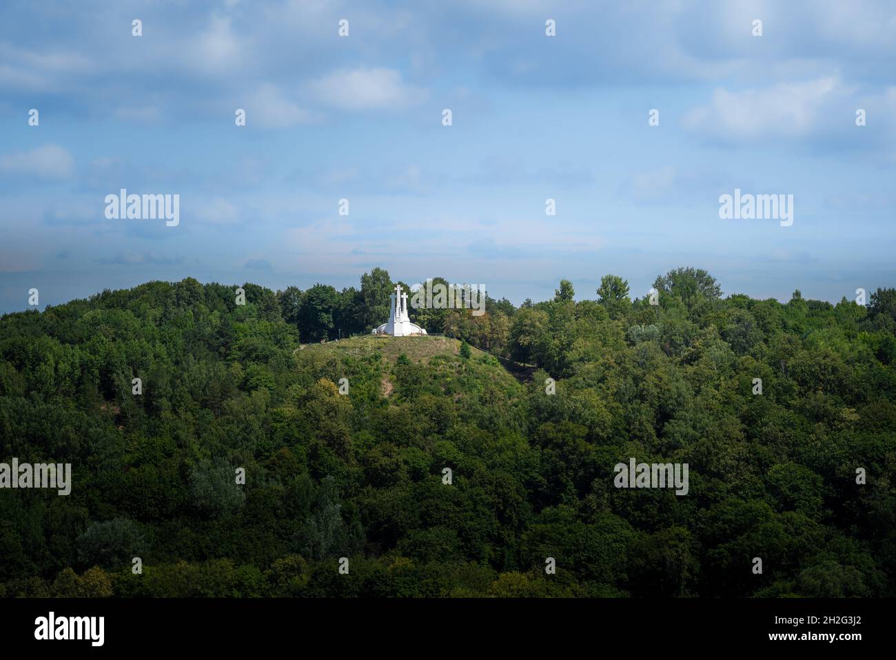 Tre croci Hill - Vilnius, Lituania Foto Stock