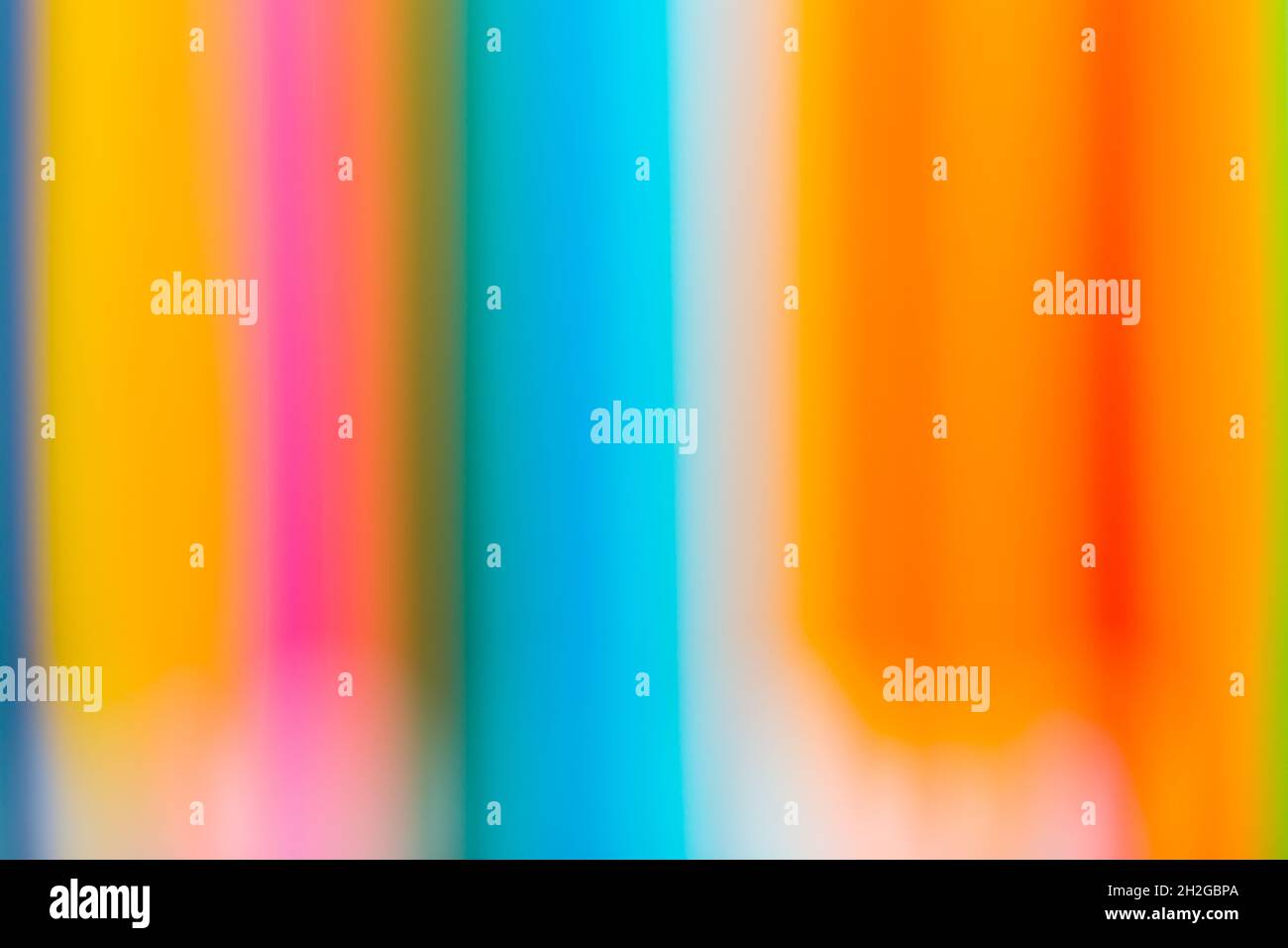 sfondo astratto a colori verticali, sfocatura intenzionale Foto Stock