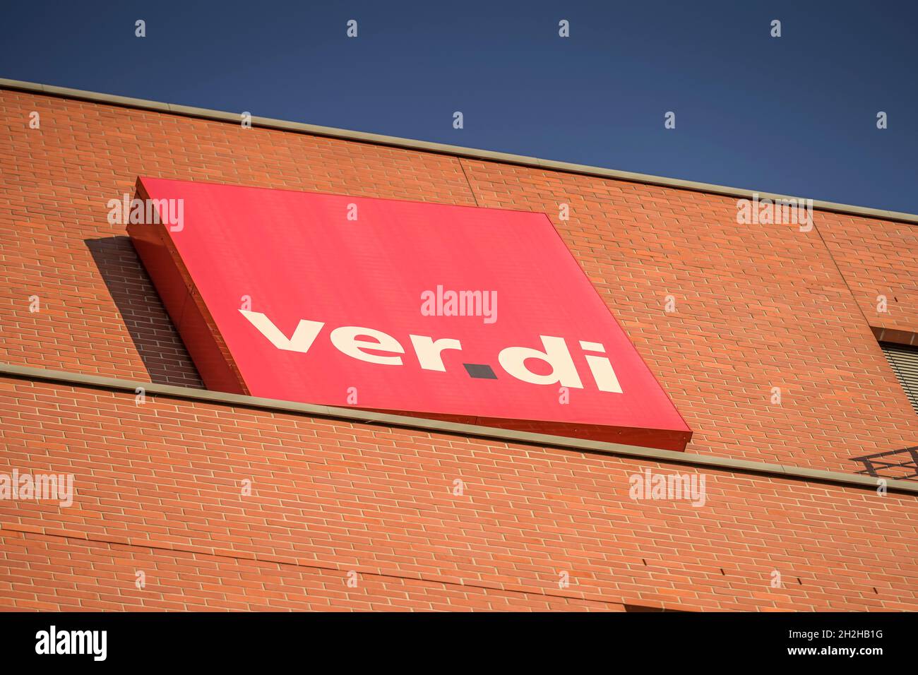 Ver.di-Bundesverwaltung, Paula-Thiede-Ufer 10, Köpenicker Straße, Kreuzberg, Friedrichshain-Kreuzberg, Berlino, Germania Foto Stock