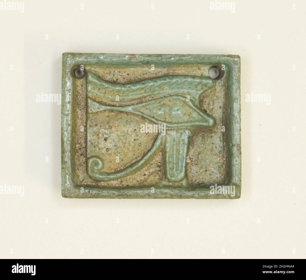 Occhio di Horus (Wedjat) Amulet, Egitto, tardo periodo, Dinastia 26-30 (664-343 a.C.). Foto Stock