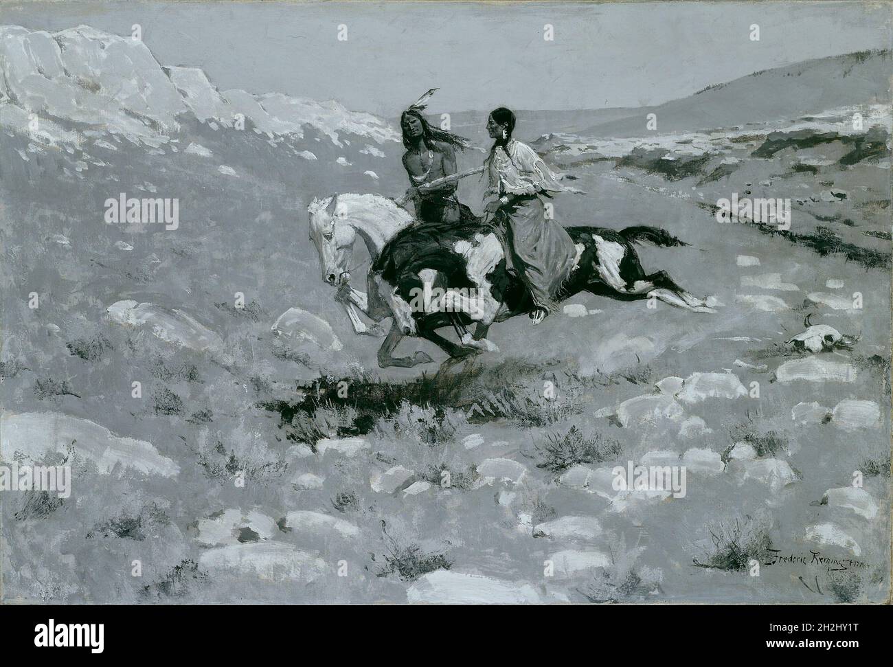 Cerimonia del Cavallo più veloce, c.. 1900. Foto Stock