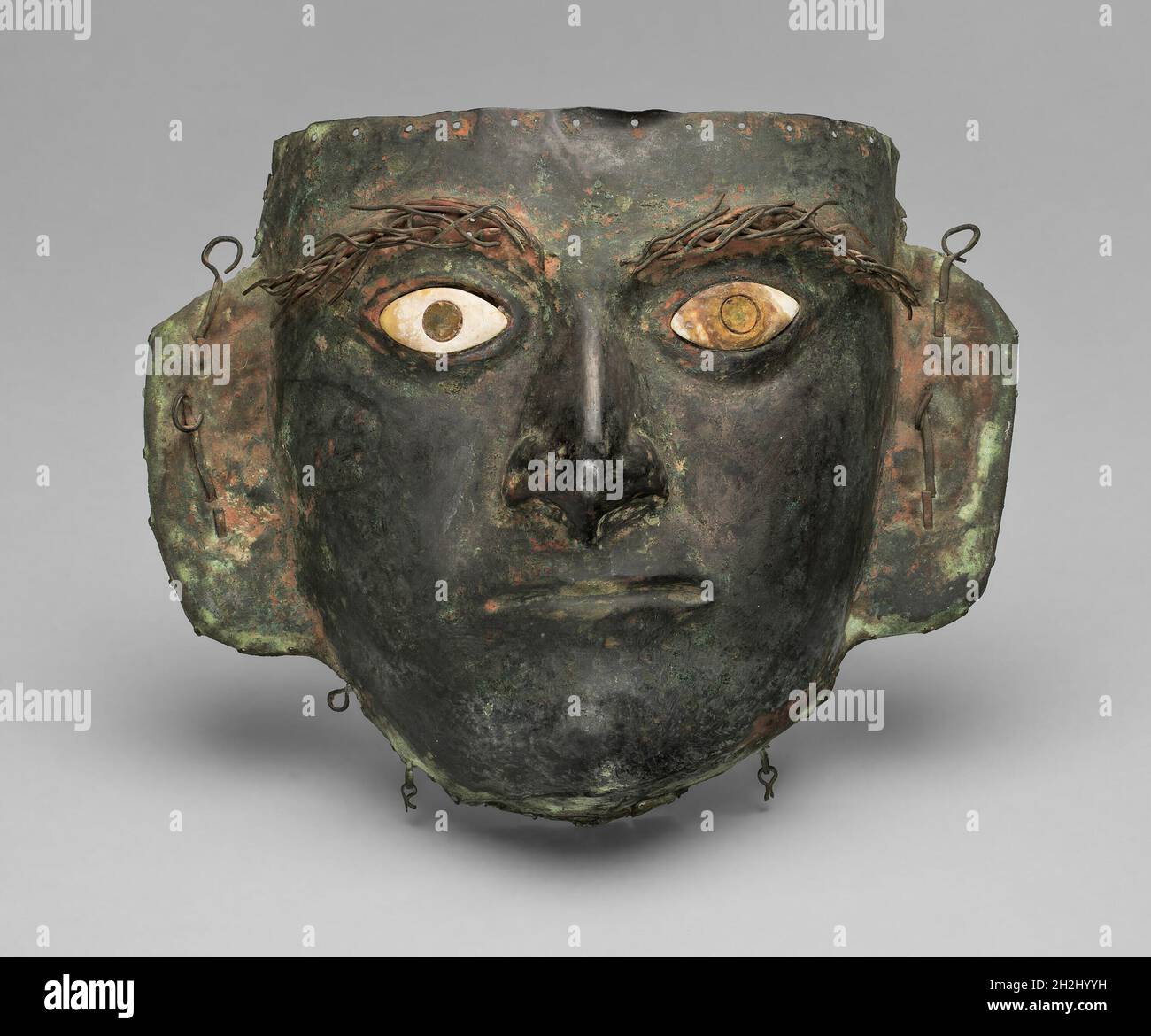 Maschera, 100 a.C./d.C. 500. Foto Stock
