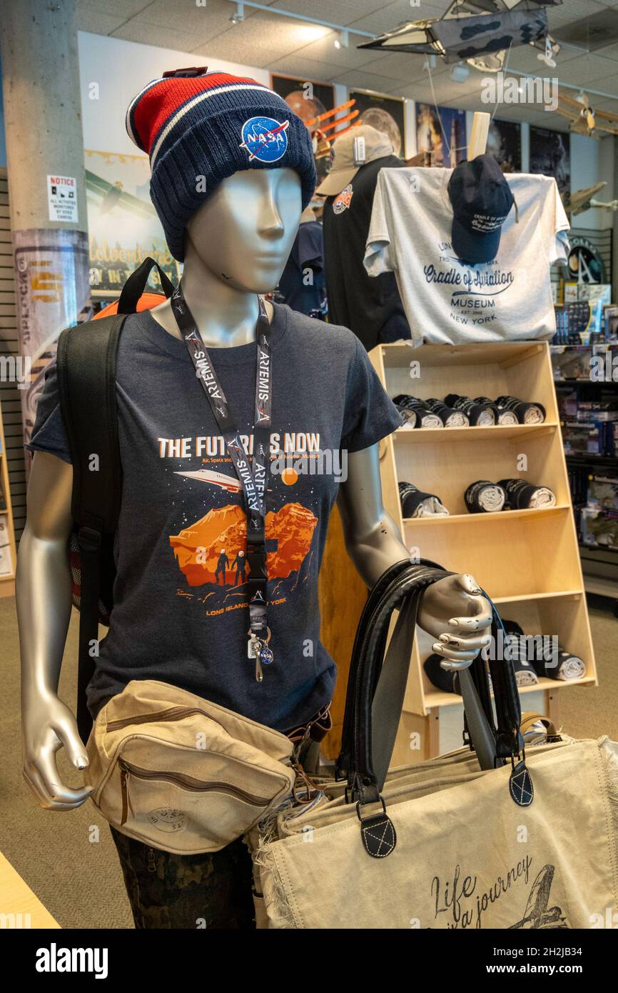 Il Cradle of Aviation Museum commemora la storia di Long Island dei risultati dei voli, New York, USA 2021 Foto Stock