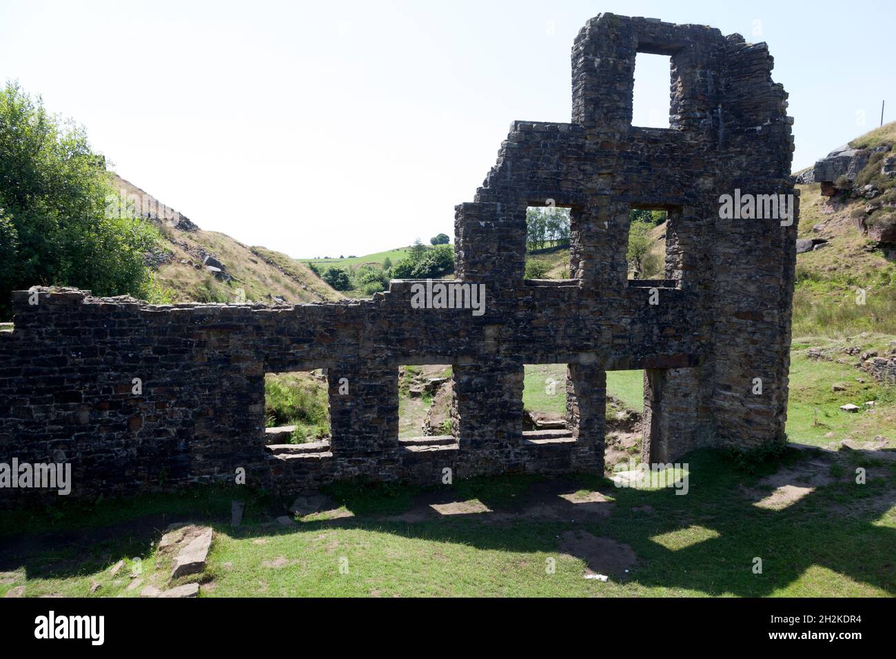 Cheesden Lumb Mill nella valle di Cheesden, Heywood, Greater Manchester Foto Stock