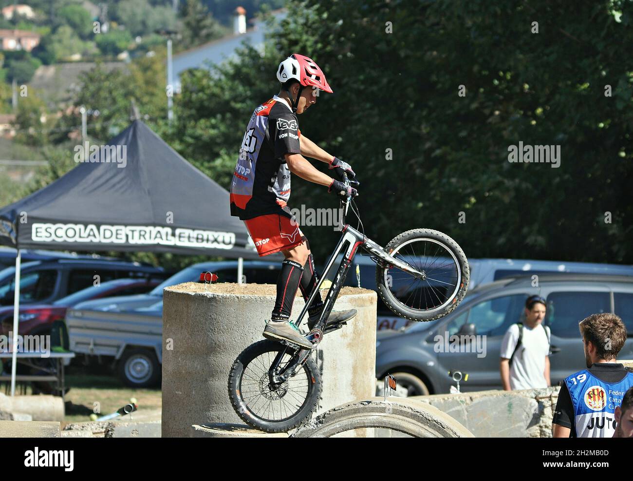 Barcellona Coppa di prove di Vallgorguina bici, Barcellona, Catalogna, Spagna Foto Stock