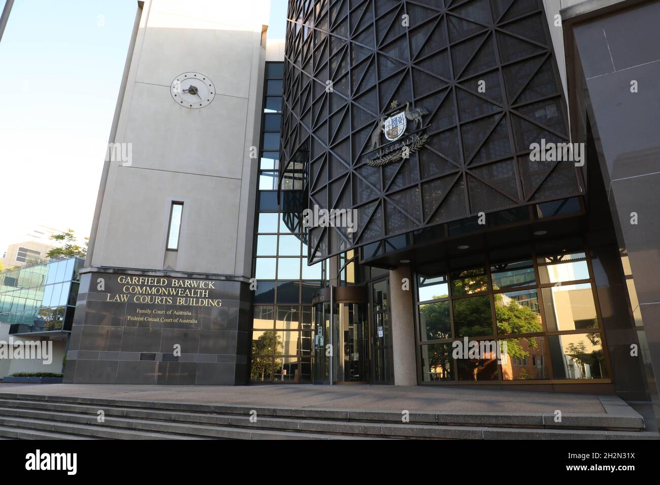 Garfield Barwick Commonwealth Law Courts Building, George Street, Parramatta, Sydney, NSW, Australia Foto Stock