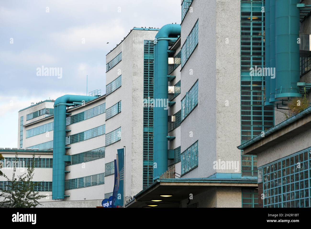 Die ehemalige Tabakfabrik in Linz, jetzt ein Zentrum Kreativwirtschaft, Digitalisierung und Start-up, Oberösterreich, Österreich, Europa - il primo Foto Stock