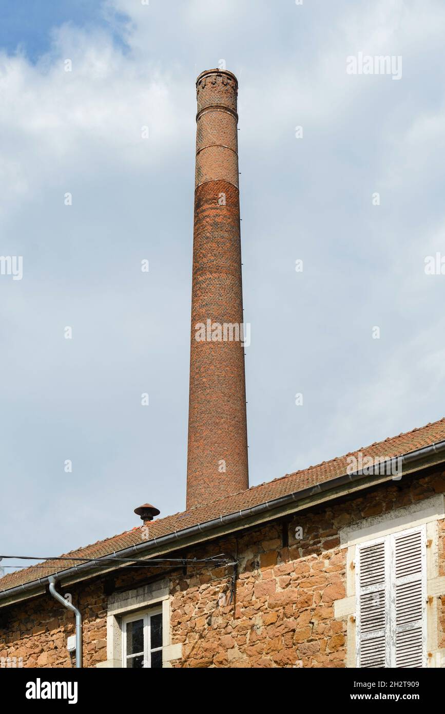 Quartier Déchelette, Amplepuis, Francia Foto Stock