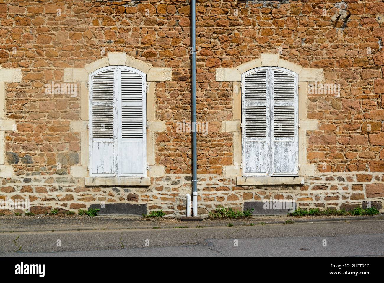 Quartier Déchelette, Amplepuis, Francia Foto Stock