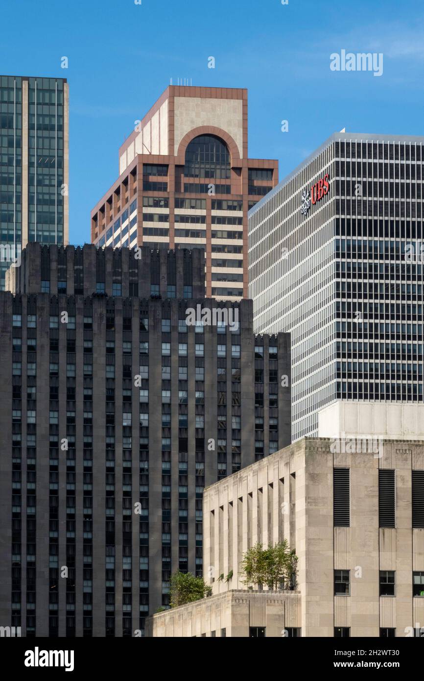 Grattacieli a Midtown Manhattan, NYC, USA, 2021 Foto Stock