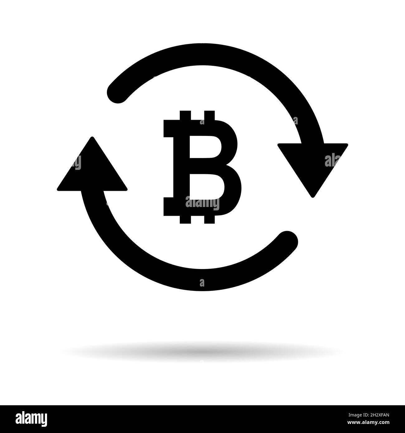 Bitcoin denaro icona, gbp grafico pay business segno, economia di mercato vettore illustrazione . Illustrazione Vettoriale