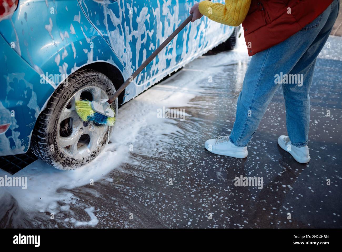 Sapone per auto immagini e fotografie stock ad alta risoluzione - Alamy