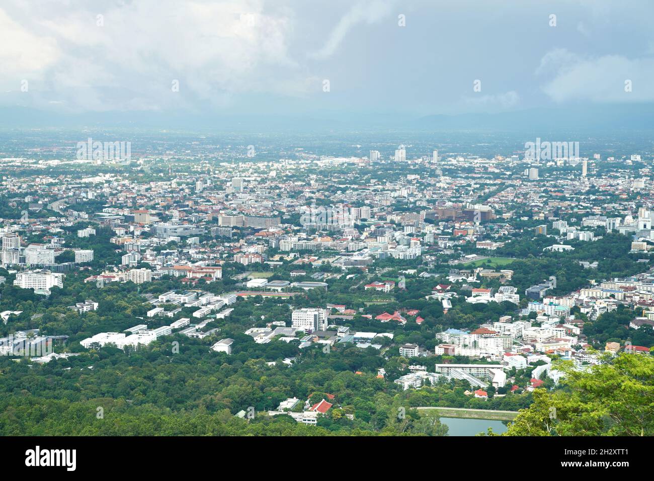 La vista panoramica a chiangmai, Thailandia Foto Stock