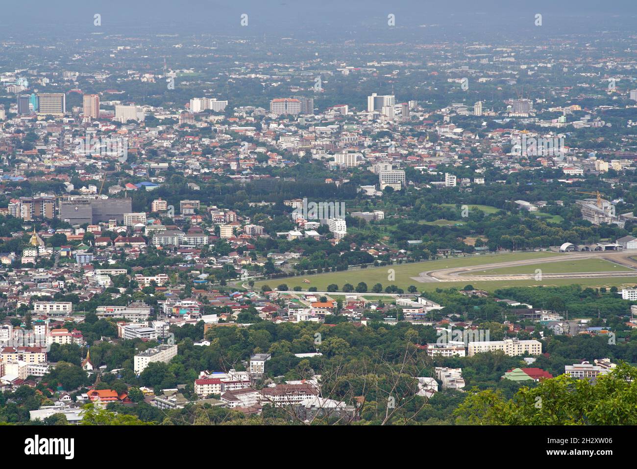 La vista panoramica a chiangmai, Thailandia Foto Stock