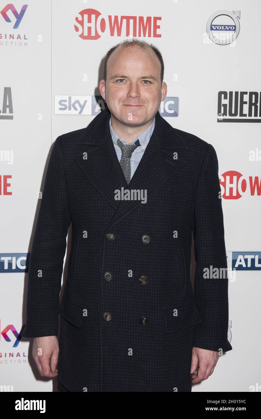 Rory Kinnear arriva alla prima britannica di Guerilla di Sky Atlantic al Curzon, Bloomsbury, Londra. Data foto: Giovedì 6 aprile 2017. Il credito fotografico dovrebbe essere: Â© David Jensen/EMPICS Entertainment Foto Stock