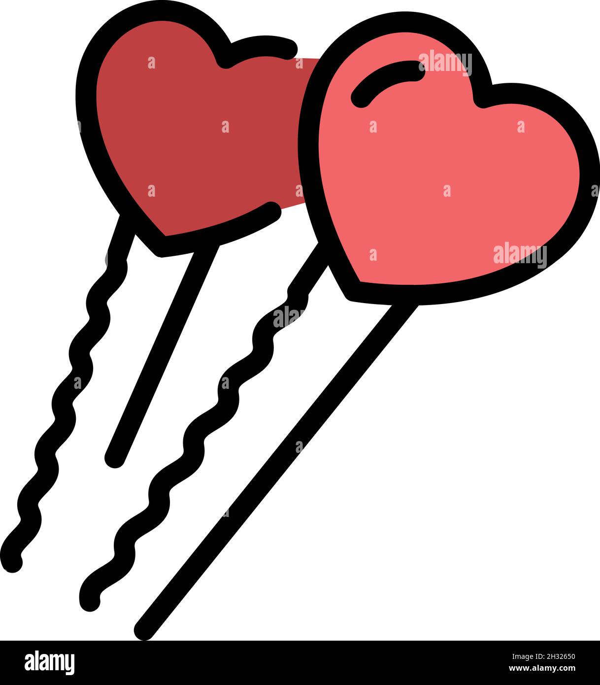 Icona della barretta dei bambini. Profilo capretto barrette vettore icona colore piatto isolato Illustrazione Vettoriale