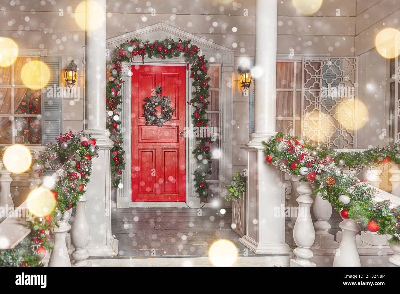 COSTWAY Arco Di Natale, Decorazione Natalizia Da Interno Ed Esterno Con Luci Per Giardino Balcone Portico 85390614