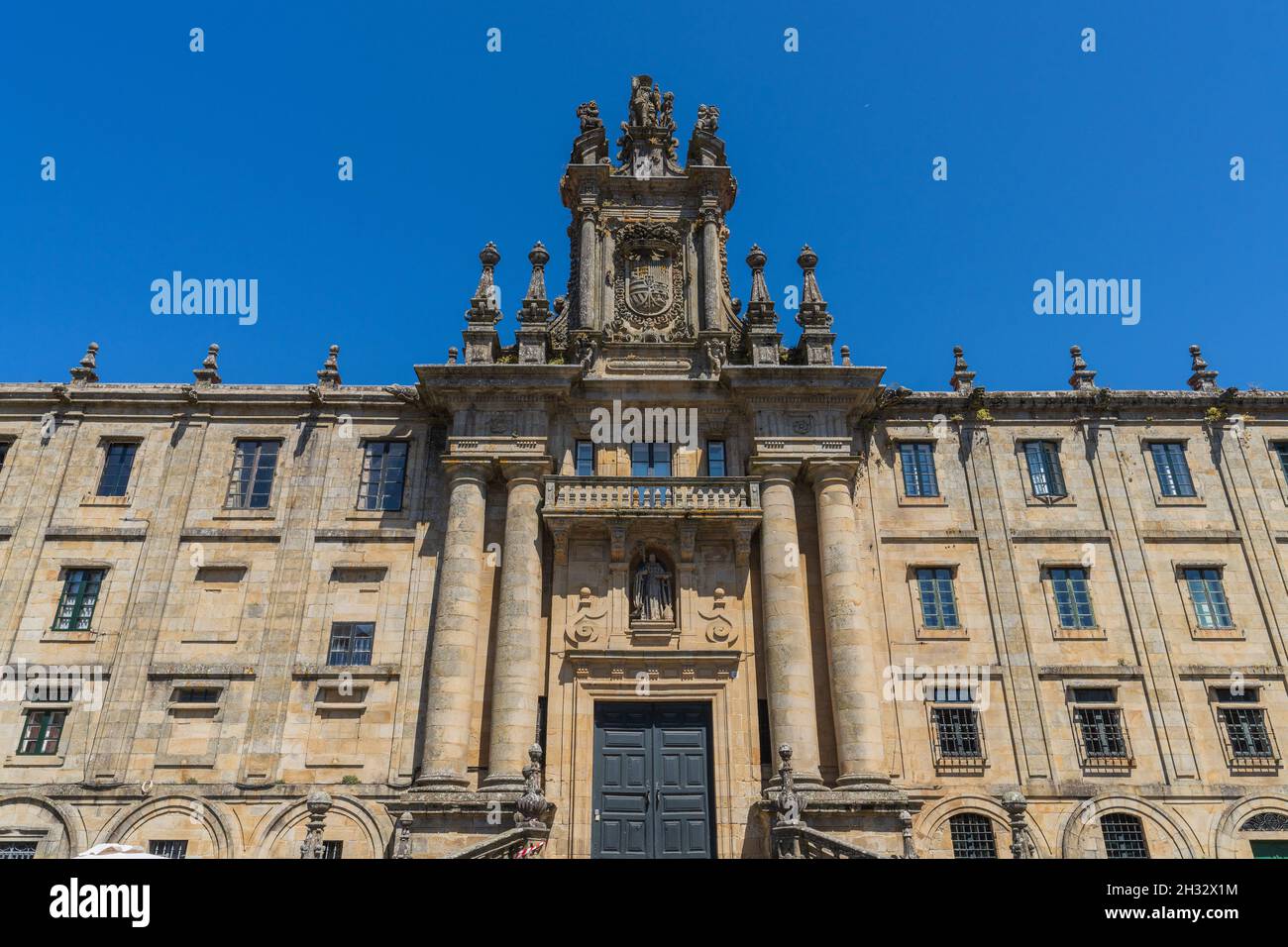Monastero di San Martino Pinario nella città di Santiago de Compostela in Galizia, Spagna. Foto Stock