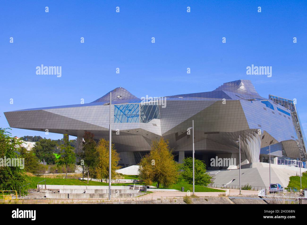 Francia, Lione, Musée des Confluences, museo, architettura moderna, Foto Stock