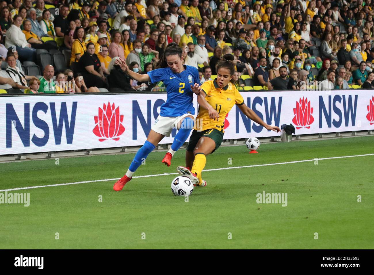 Matildas vs Brasile Foto Stock