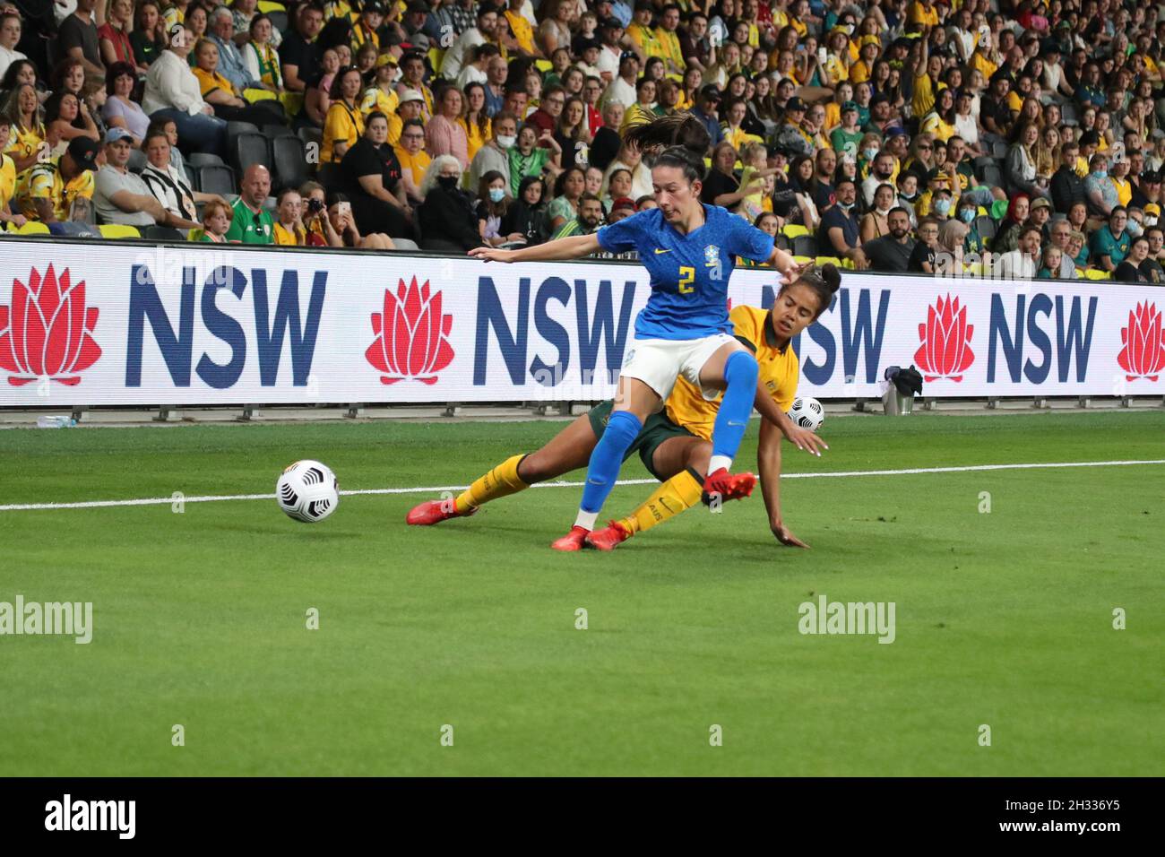 Matildas vs Brasile Foto Stock