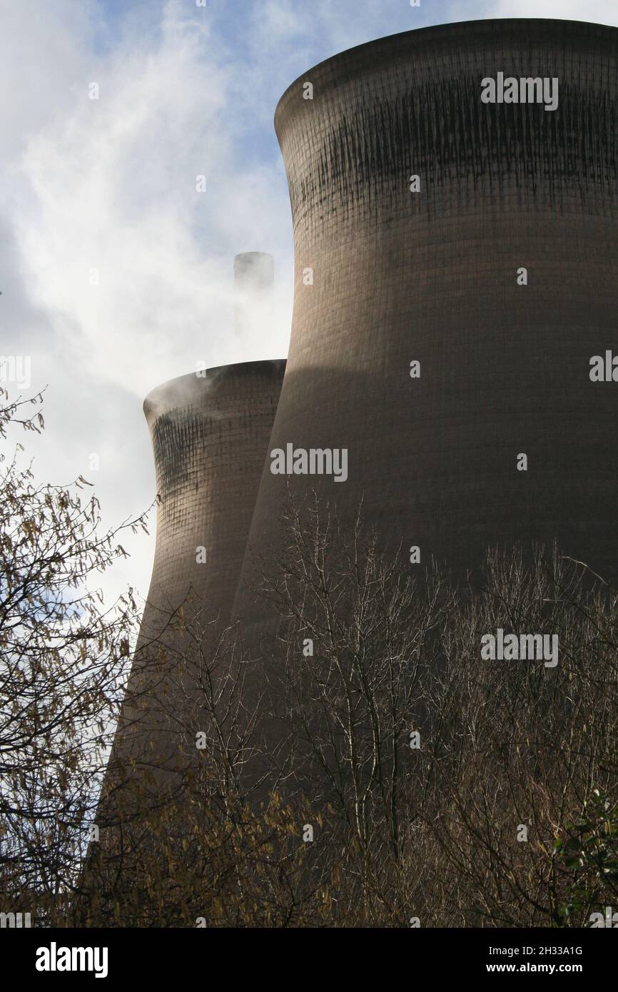 Coal Fired Power Station Foto Stock