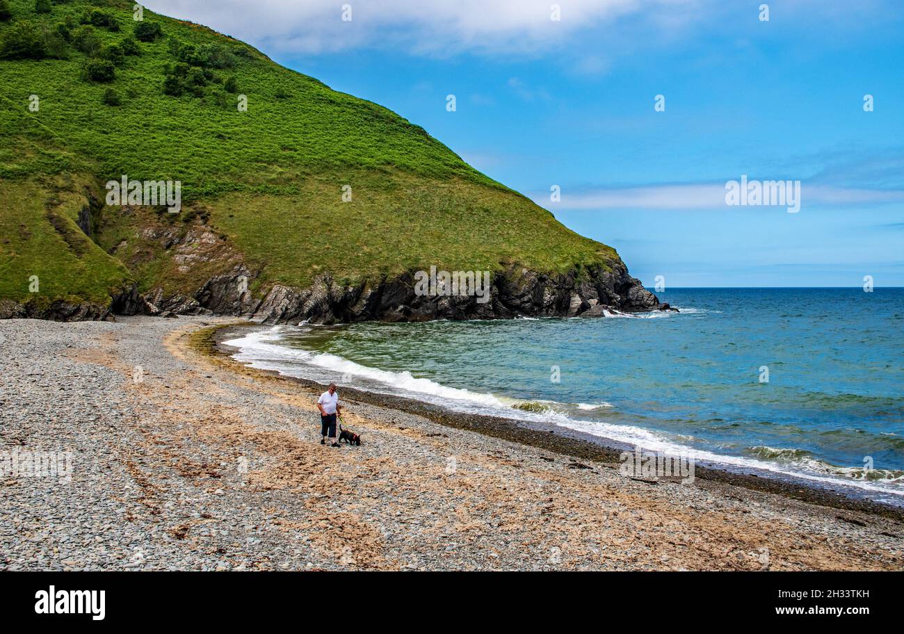 Cwmtydu (Seal Bay), Cerediaion, W.Wales, Regno Unito Foto Stock