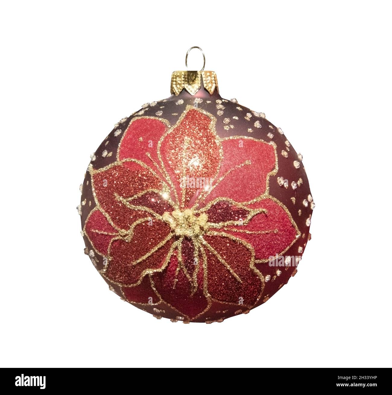 Sfera di Natale Foto Stock