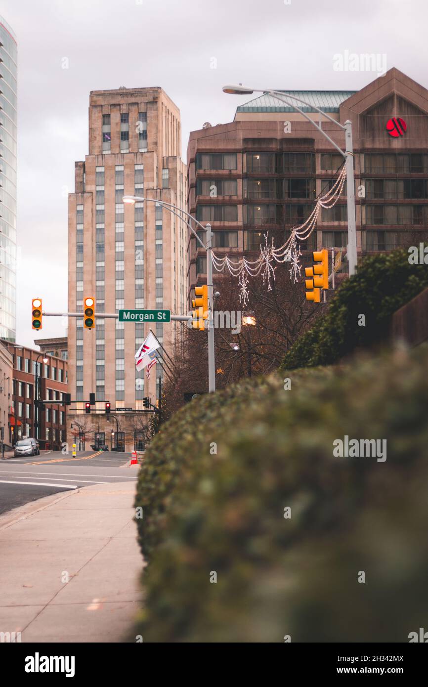 Centro di Durham, North Carolina Foto Stock