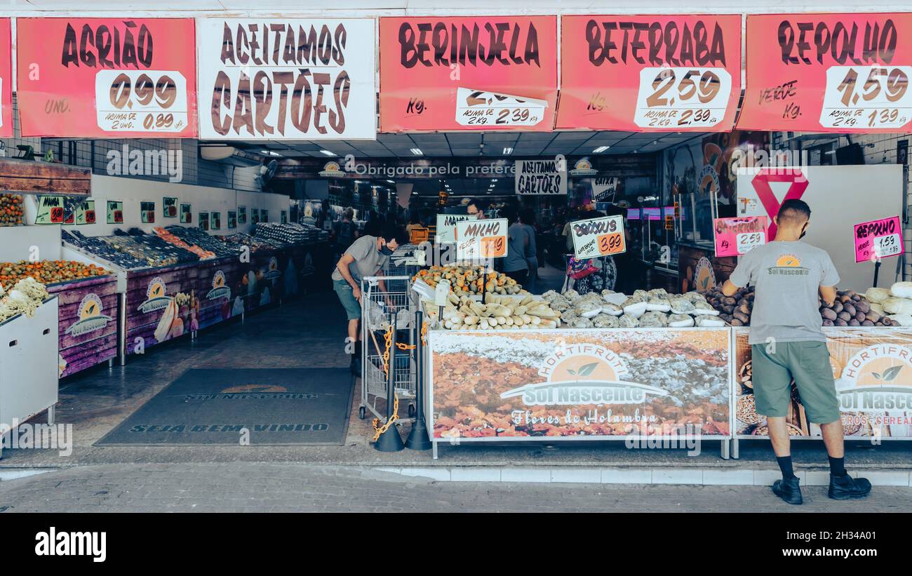 Brasile, Città di Nitreoi, 2021 Foto Stock