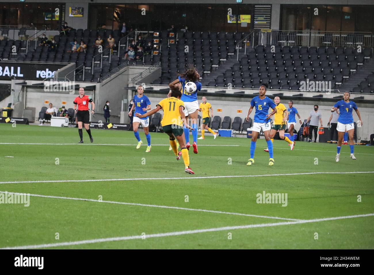 Matildas vs Brasile Foto Stock