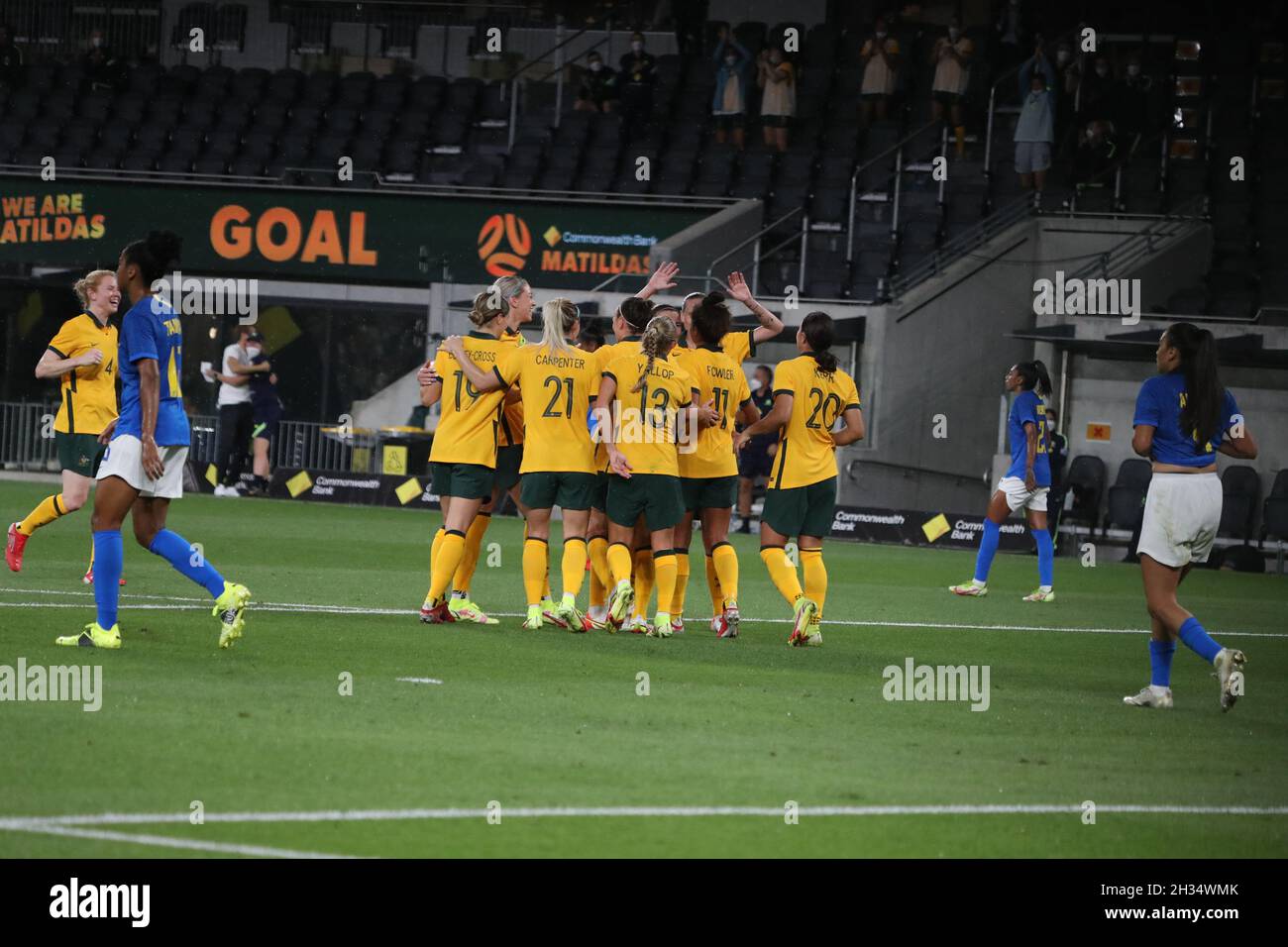 Matildas vs Brasile Foto Stock