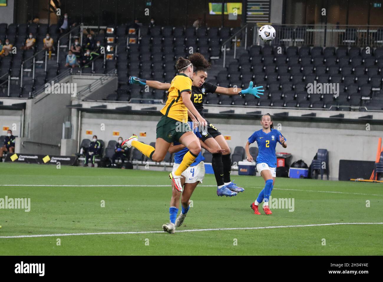 Matildas vs Brasile Foto Stock