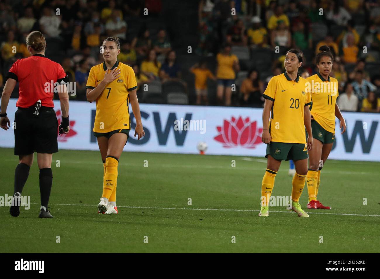 Matildas vs Brasile Foto Stock