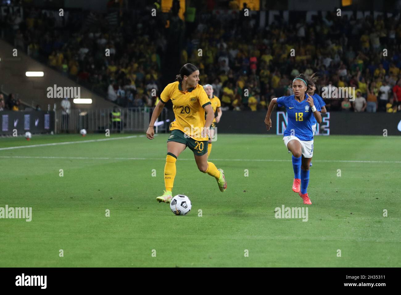 Matildas vs Brasile Foto Stock