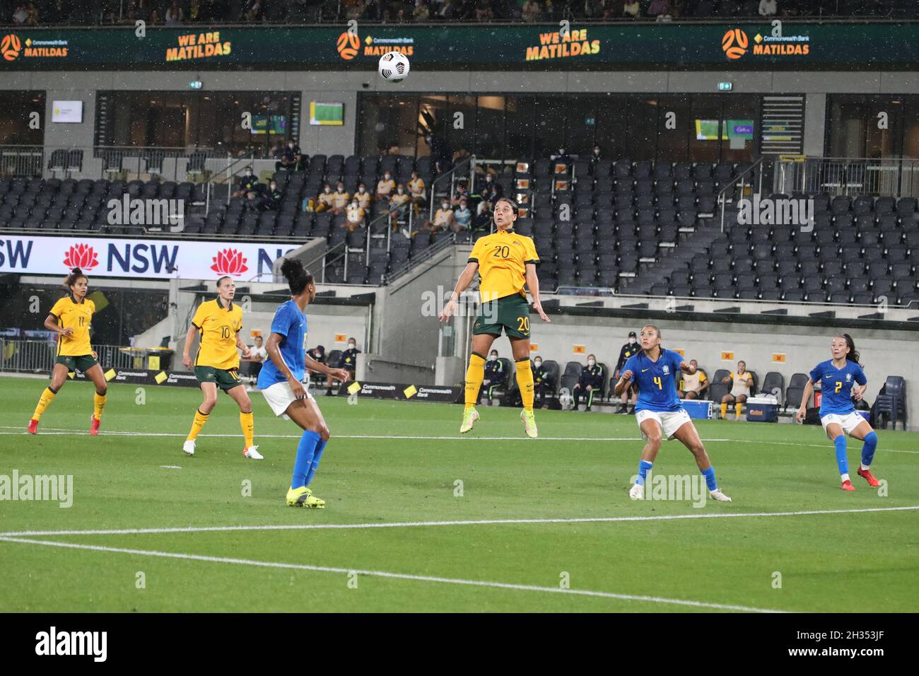 Matildas vs Brasile Foto Stock