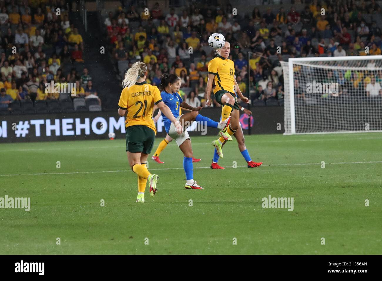 Matildas vs Brasile Foto Stock