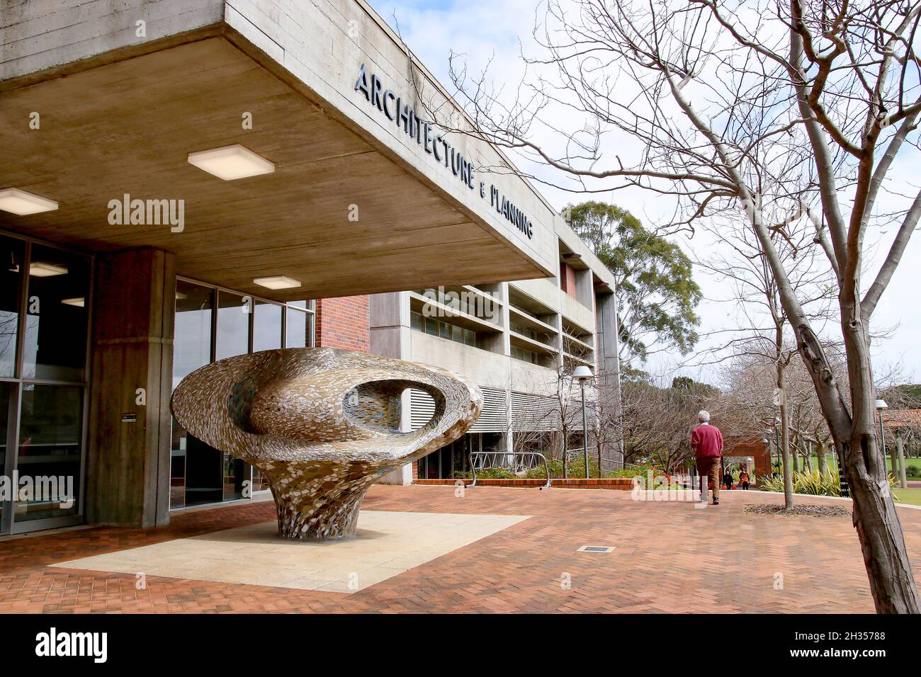 Edificio di architettura e pianificazione presso la Curtin University Bentley Campus, Perth, Australia Foto Stock