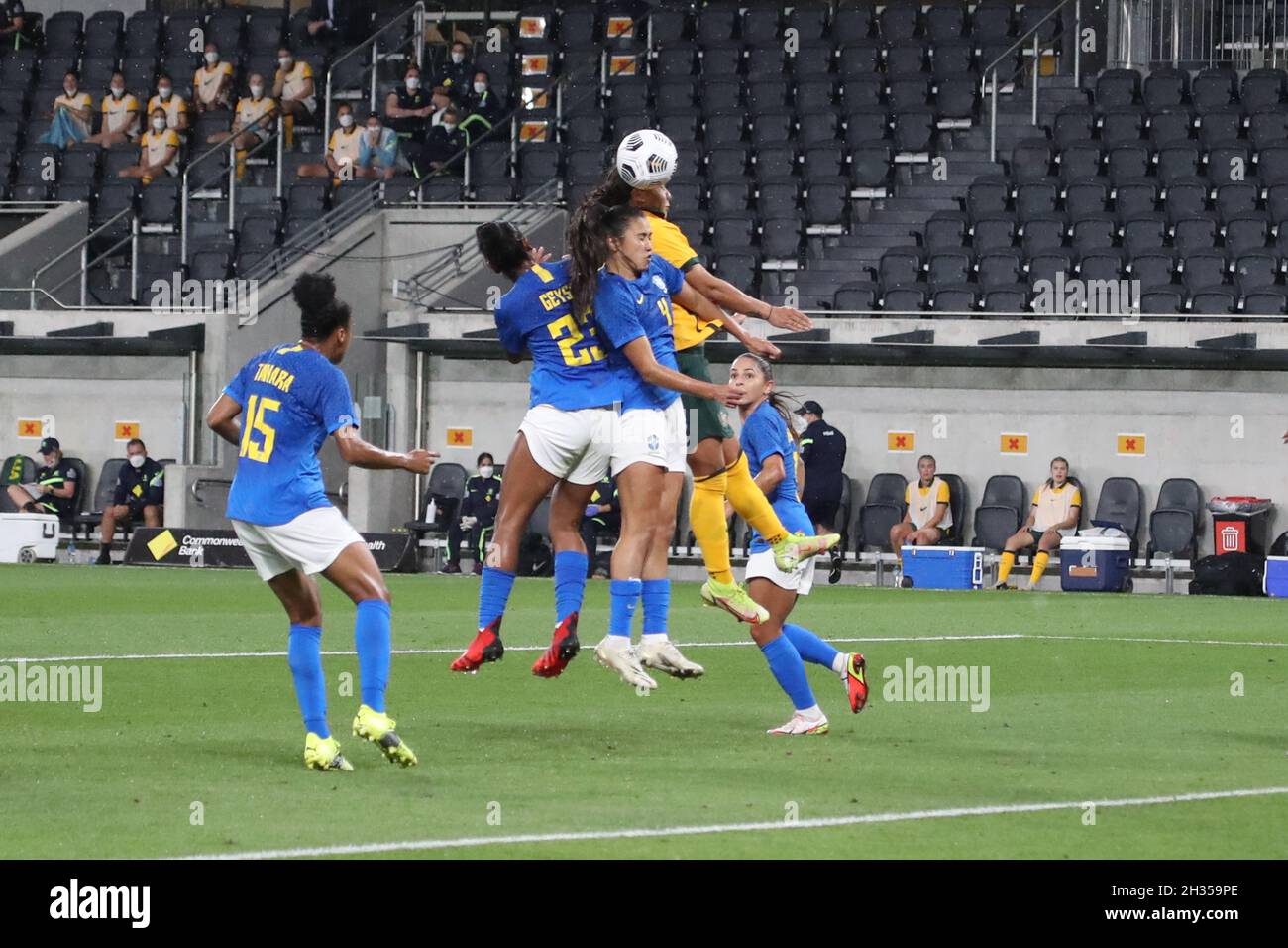 Matildas vs Brasile Foto Stock