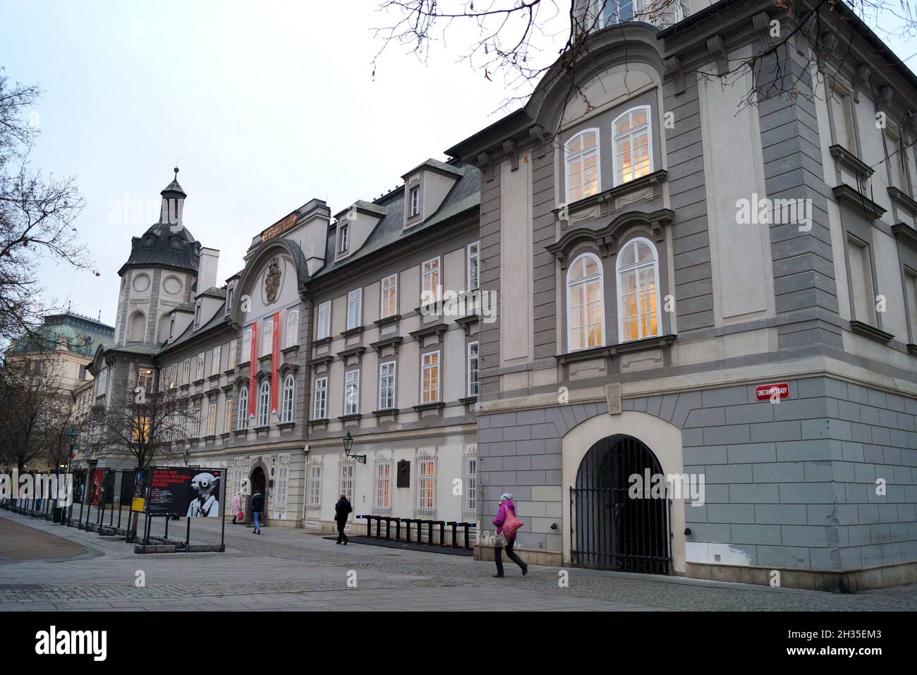 Biblioteca di studi e ricerche della Regione Pilsen, Plzen, Pilsen, Repubblica Ceca Foto Stock