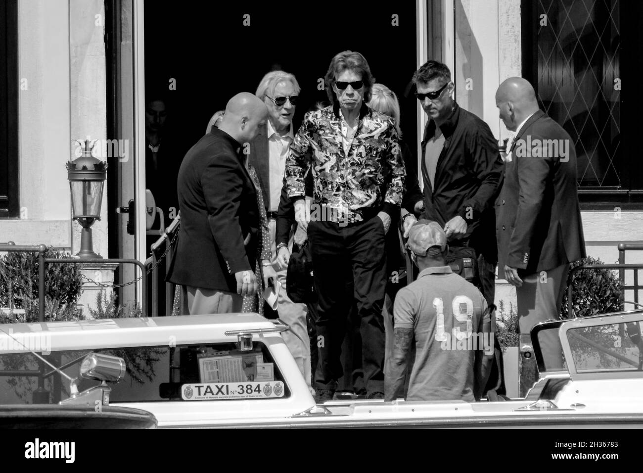 Mick Jagger arriva al Festival di Venezia 07 settembre 2019 Foto Stock