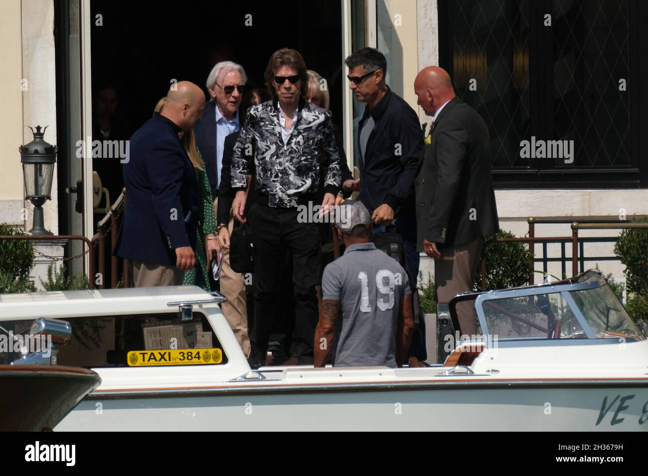 Mick Jagger arriva al Festival di Venezia 07 settembre 2019 Foto Stock