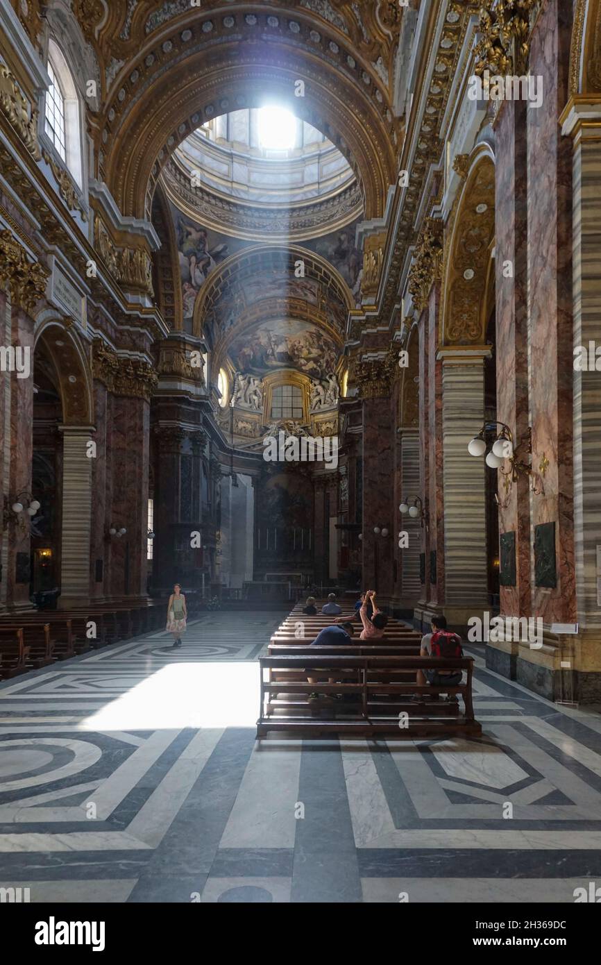 Basilica dei Santi Ambrogio e Carlo, Roma, Lazio, Italia, Europa Foto Stock