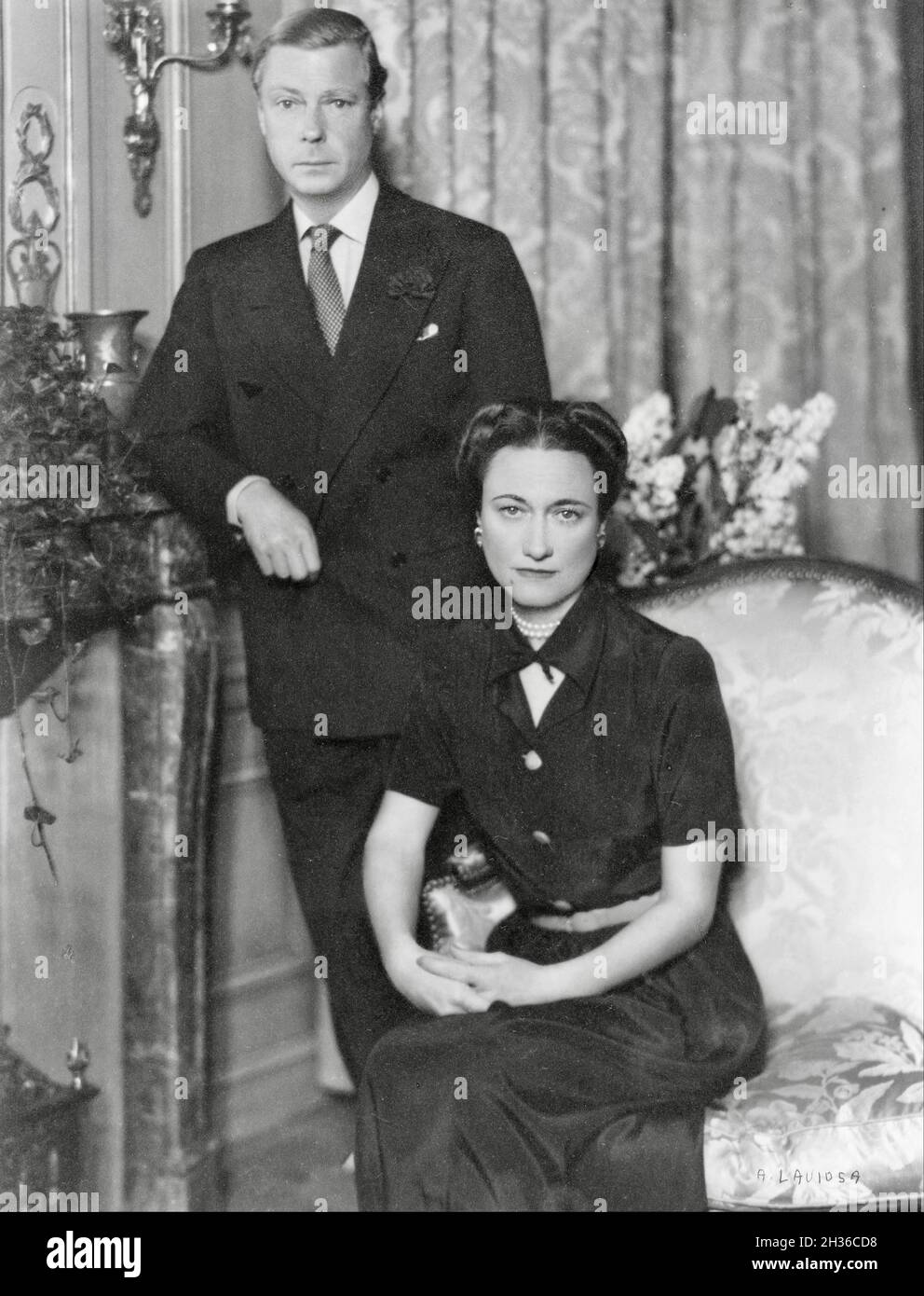 Ritratto fotografico - Duca e Duchessa di Windsor di Vincenzo Laviosa - circa 1934 Foto Stock
