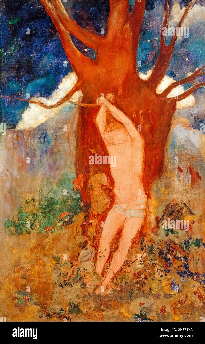 San Sebastiano, dipinto di Odilon Redon, 1910 Foto Stock